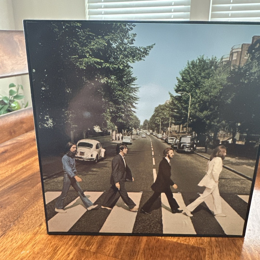 The Beatles Collectible 2013 Factory Abbey Road LP Record Album Cover Coin Bank